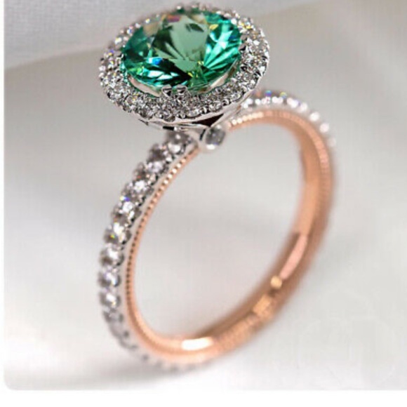 New 925 Sterling Silver Two tone Ring - Picture 3 of 5